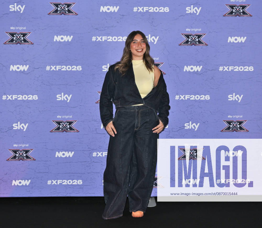 IPA89927959 - Milan, Italy: X Factor 2026 photocall featuring the 12 official contestants IRAMA S TEAM In the photo: Patrizia (Patrizia Napolano)