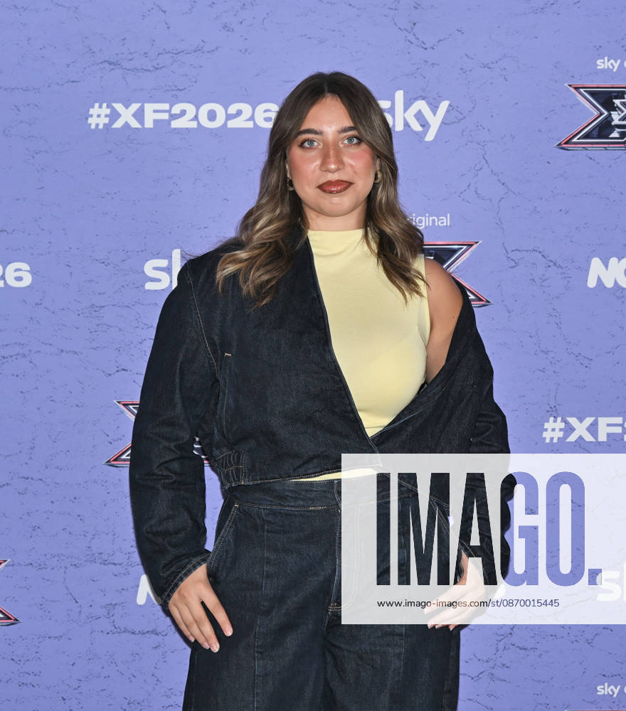 IPA89927970 - Milan, Italy: X Factor 2026 photocall featuring the 12 official contestants IRAMA S TEAM In the photo: Patrizia (Patrizia Napolano)