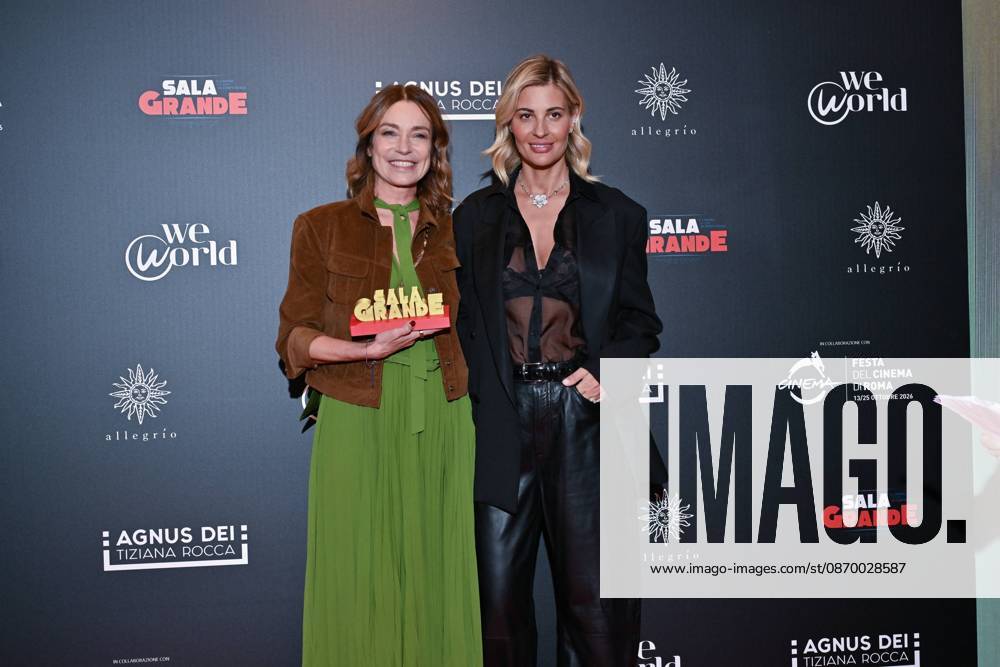 IPA89934687 - Rome: Allegrio Roma. Charity Event for WeWorld. Pictured: Stefania Rocca, Sveva Alviti