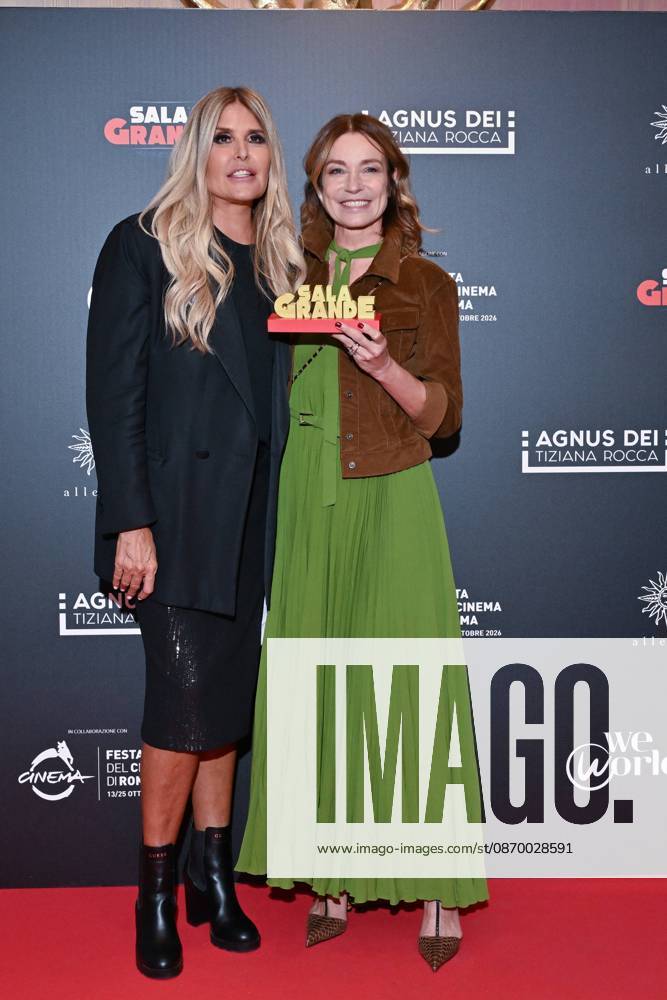 IPA89934702 - Rome: Allegrio Roma. Charity Event for WeWorld. Pictured: Tiziana Rocca, Stefania Rocca
