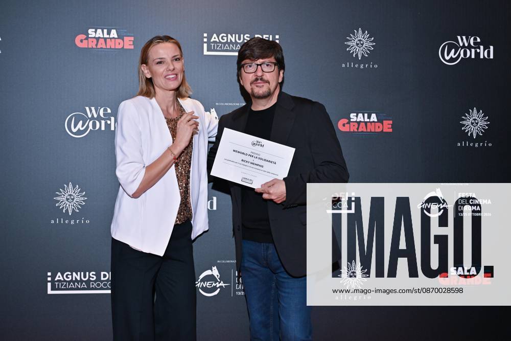 IPA89934717 - Rome: Allegrio Roma. Charity Event for WeWorld. Pictured: Christiane Filangeri, Ricky Memphis