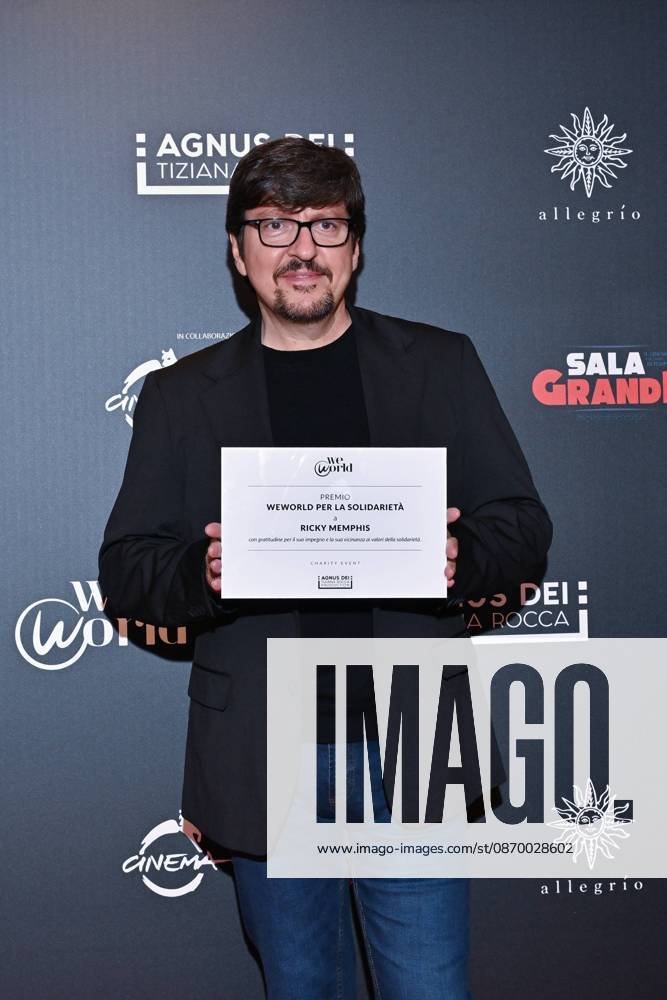 IPA89934719 - Rome: Allegrio Roma. Charity Event for WeWorld. Pictured: Ricky Memphis
