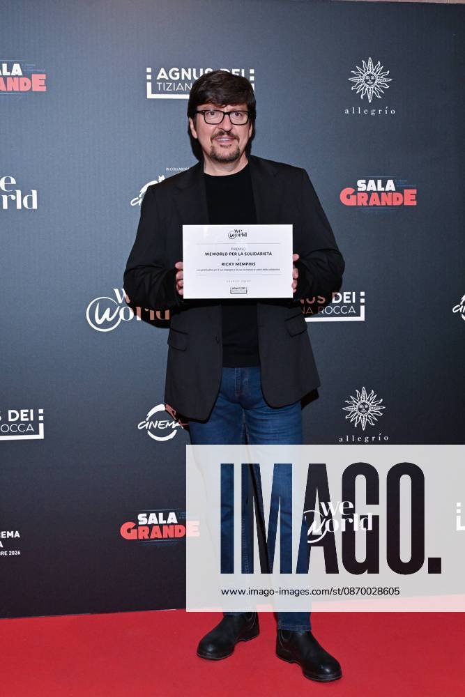 IPA89934720 - Rome: Allegrio Roma. Charity Event for WeWorld. Pictured: Ricky Memphis