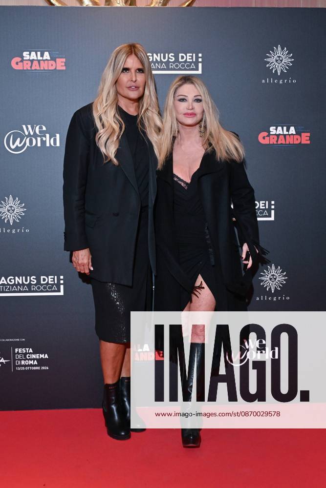 IPA89934774 - Rome: Allegrio Roma. Charity Event for WeWorld. Pictured: Tiziana Rocca, Paola Ferrari