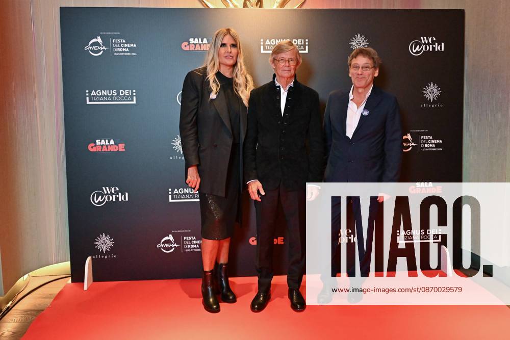 IPA89934787 - Rome: Allegrio Roma. Charity Event for WeWorld. Pictured: Tiziana Rocca, Bille August, Flavio Natalia