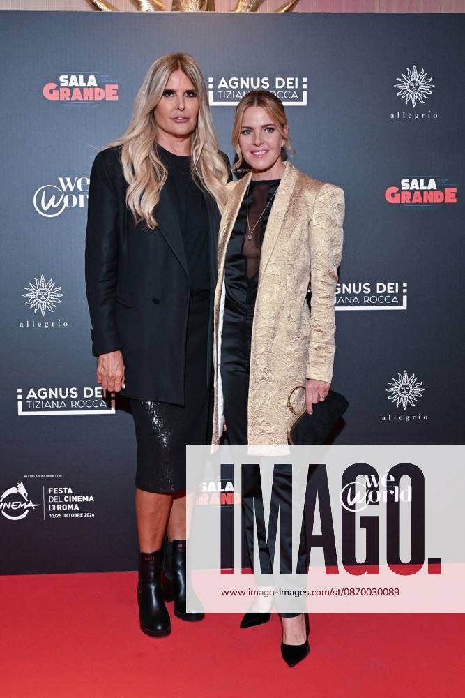IPA89934749 - Rome: Allegrio Roma. Charity Event for WeWorld. Pictured: Tiziana Rocca, Elisabetta Pellini