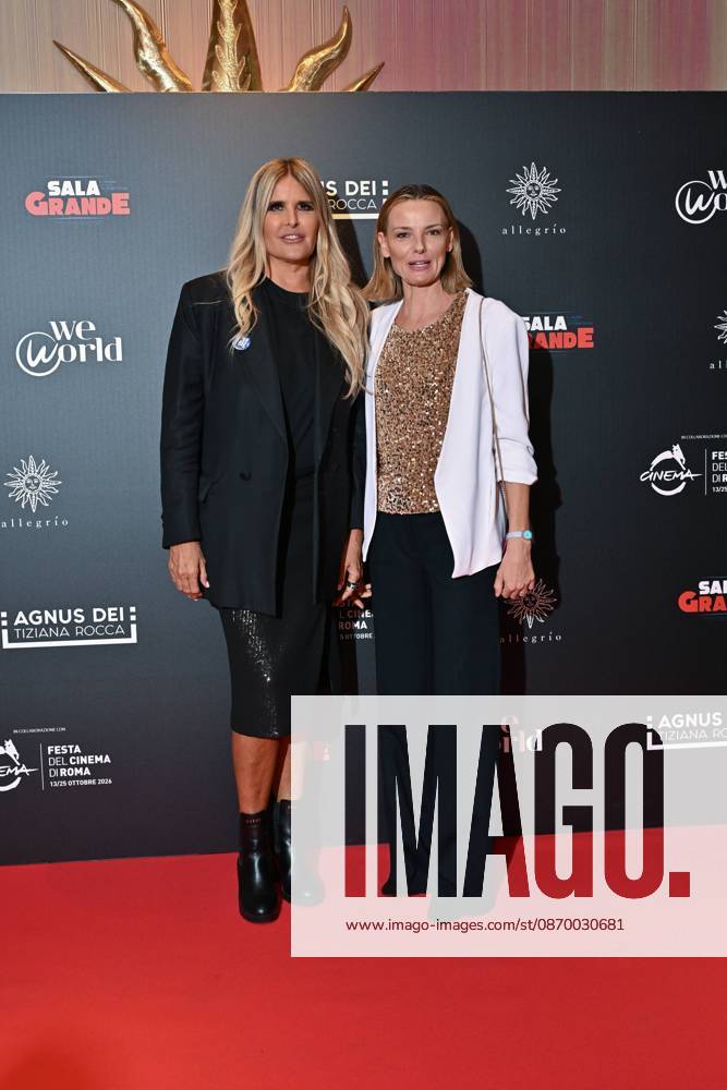IPA89934790 - Rome: Allegrio Roma. Charity Event for WeWorld. Pictured: Tiziana Rocca, Christiane Filangeri