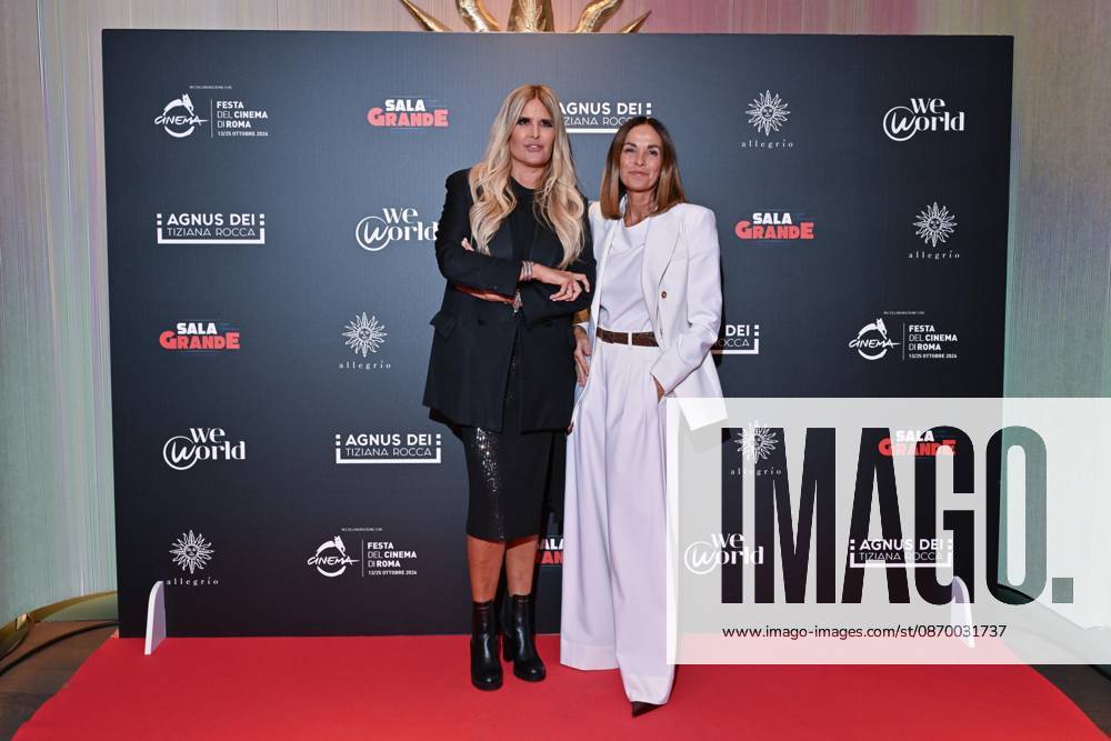 IPA89934765 - Rome: Allegrio Roma. Charity Event for WeWorld. Pictured: Tiziana Rocca, Cristina Parodi