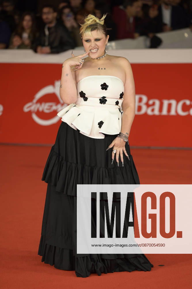 Marianna Mammone (Big Mama) attends the red carpet of film Melania Rea at the 2026 Rome Film Fest, held at the Auditorium Parco della Musica. Rome Italy - ZUMAs197 20261019_aaa_s197_452