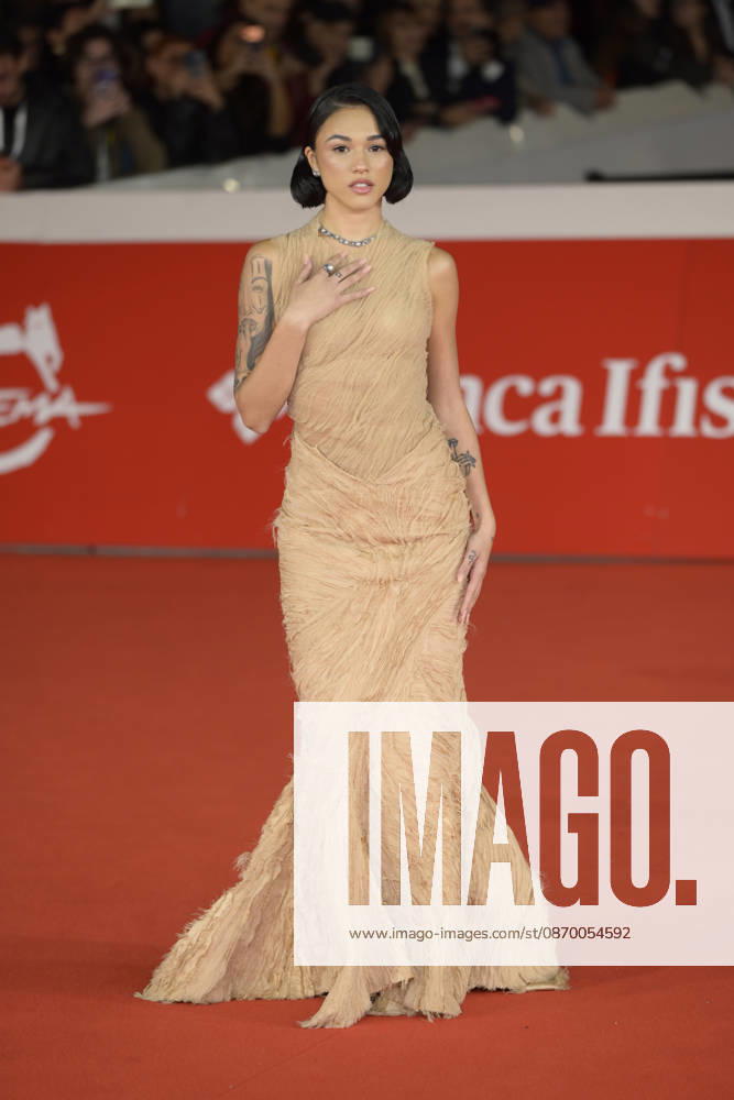 Maria Esposito attends the red carpet of film Melania Rea at the 2026 Rome Film Fest, held at the Auditorium Parco della Musica. Rome Italy - ZUMAs197 20261019_aaa_s197_453