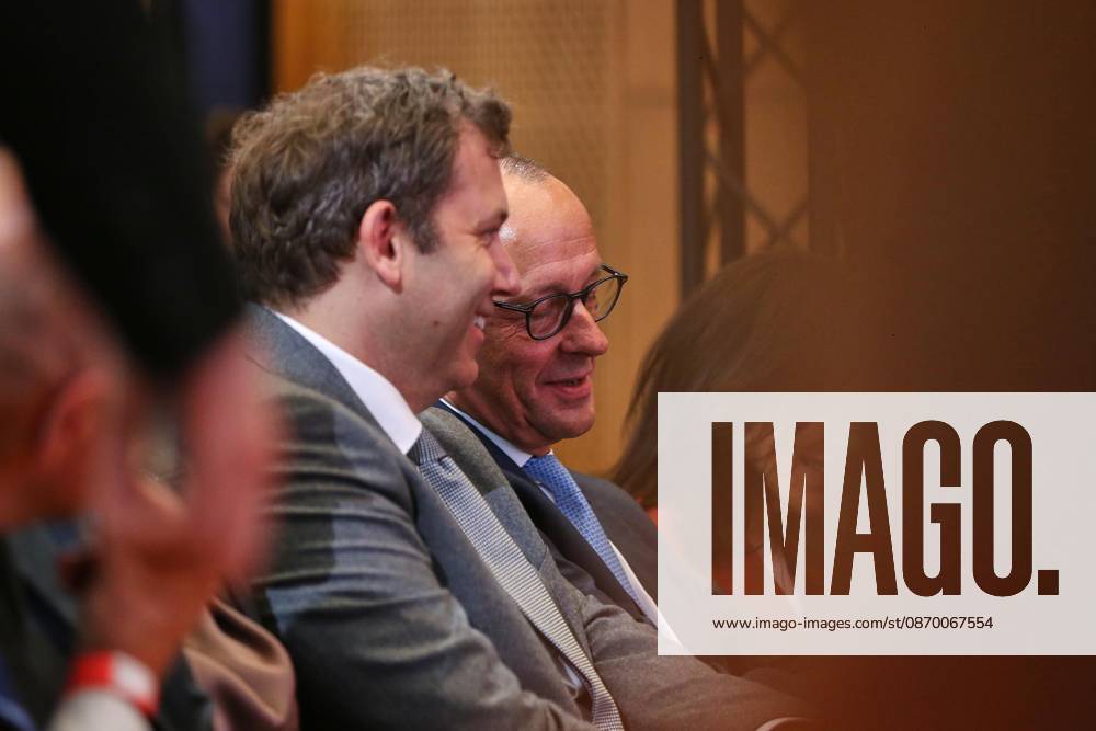 Berlin, Deutschland, 20.10.2026: ESMT: Invest in Germany Summit: Bundesminister der Finanzen Lars Klingbeil (SPD) und Bundeskanzler Friedrich Merz (CDU)