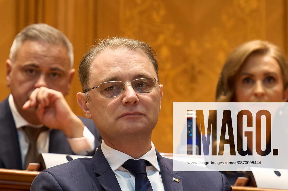 Luca Niculescu New Romanian Prime Minister Vote in Paliament Bucharest, Romania. 20th Oct, 2026: Luca Niculescu, prime minister‘designate, attends the vote on his cabinet in the Romanian Parliament. Bucharest Romania