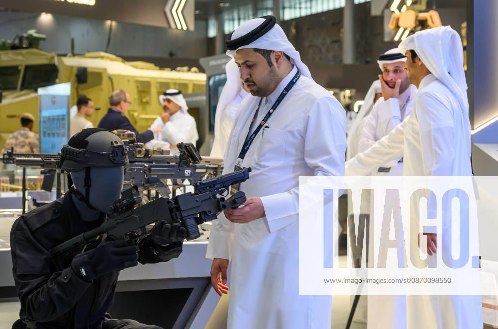 (261020) -- DOHA, Oct. 20, 2026 -- People visit the Milipol Qatar 2026, an international event for homeland security and civil defense, at Doha Exhibition and Convention Center in Doha, Qatar, Oct. 20, 2026. The three-day exhibition attracted more than 270 exhibitors. (Photo by Xinhua) QATAR-DOHA-MILIPOL 2026-HOMELAND SECURITY-CIVIL DEFENSE-EXHIBITION Nikku
