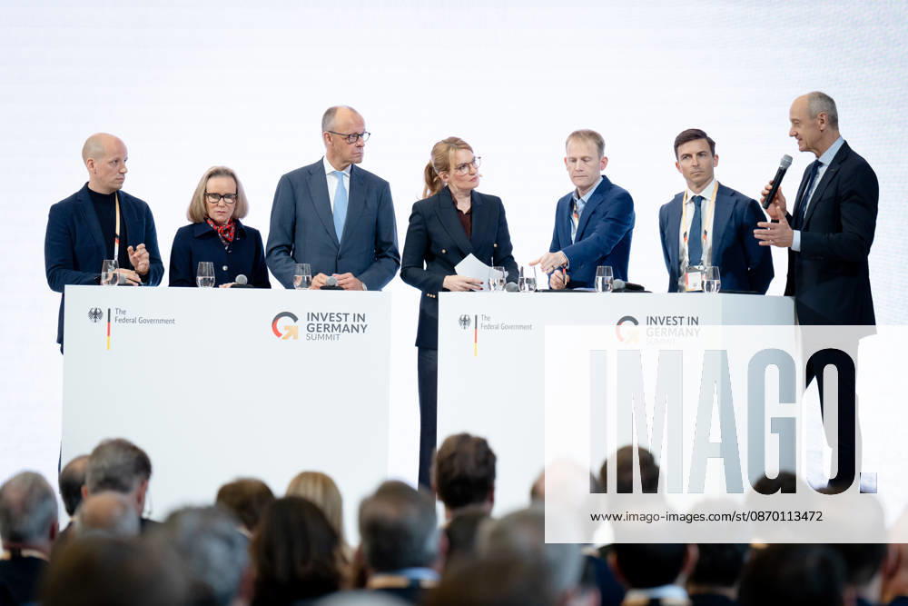 Invest in Germany Summit, Berlin, ESMT Invest in Germany Summit, Berlin, ESMT, Friedrich Merz, Bundeskanzler und Investoren Berlin Berlin GER