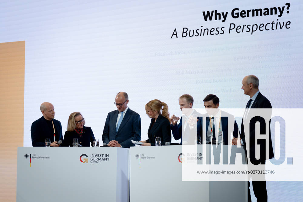 Invest in Germany Summit, Berlin, ESMT Invest in Germany Summit, Berlin, ESMT, Friedrich Merz, Bundeskanzler und Investoren Berlin Berlin GER