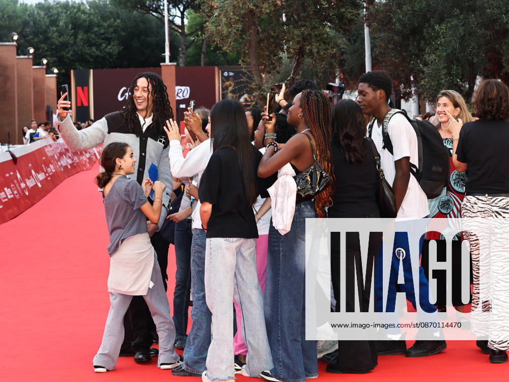 IPA89954353 - Rome, 2026 Film Festival - Night 8 - Red Carpet for the film *A MARE* In the photo: Ghali