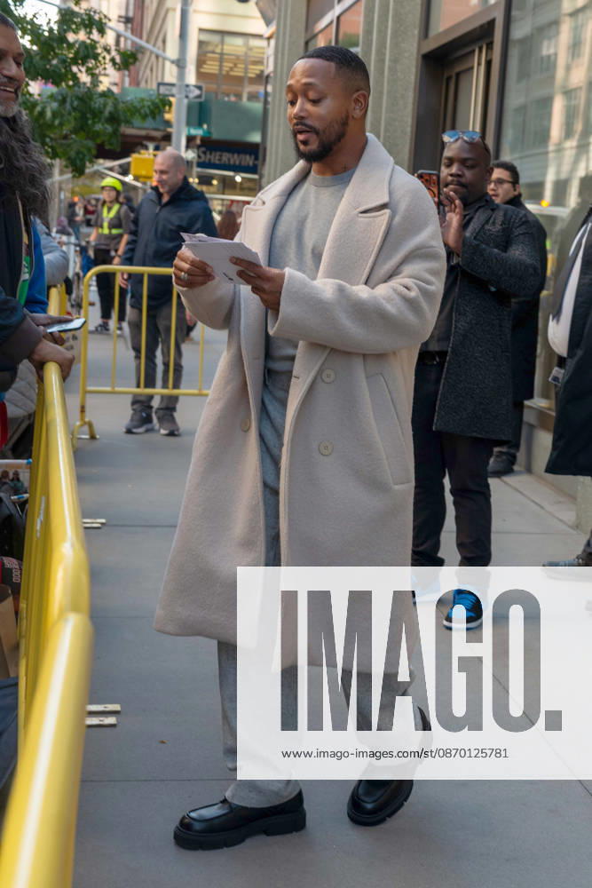 Romeo Miller Seen at ABC Studios NEW YORK, NY - OCTOBER 20: Romeo Miller seen at ABC Studios on October 20, 2026 in New York City. Credit: Camara Porter AdMedia