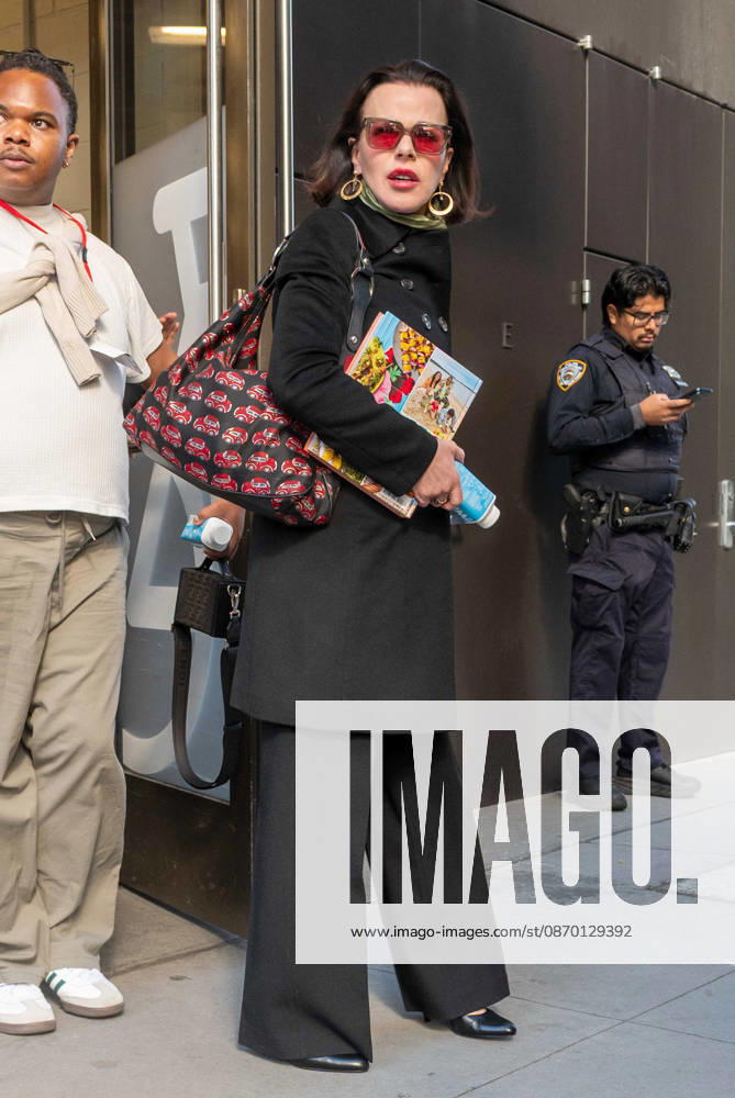 Debi Mazar Seen at ABC Studios NEW YORK, NY - OCTOBER 20: Debi Mazar seen at ABC Studios on October 20, 2026 in New York City. Credit: Camara Porter AdMedia New York City New York USA