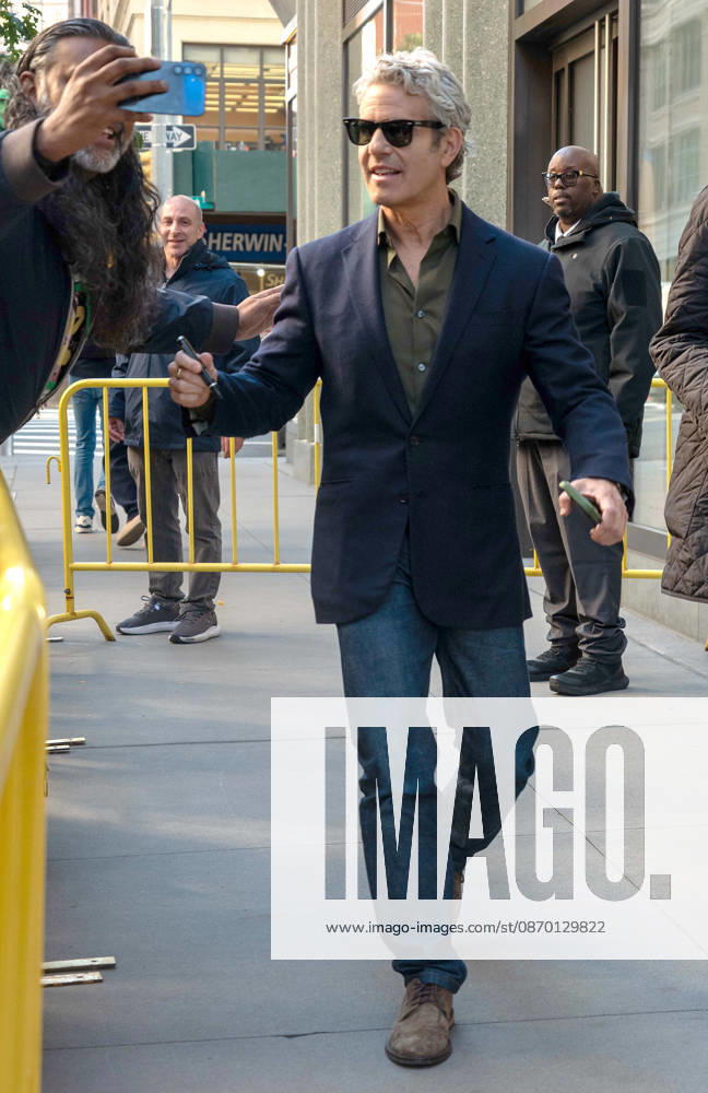 NEW YORK, NY - OCTOBER 20: Andy Cohen seen at ABC Studios on October 20, 2026 in New York City. Credit: Camara Porter New York City USA - ZUMAa123 20261020_zaa_a123_063