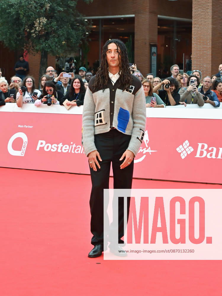 Italian rapper Ghali, attends the Red Carpet for the film A mare at the 2026 Rome Film Fest, held at the Auditorium Parco della Musica. Rome Italy - ZUMAs197 20261020_aaa_s197_273