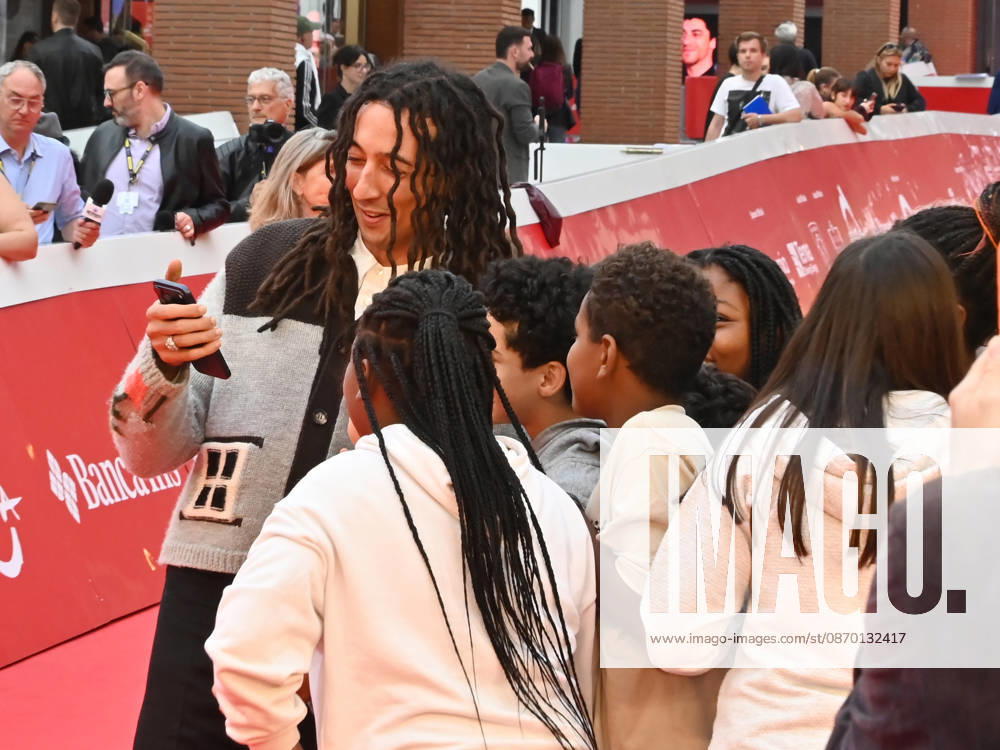Italian rapper Ghali, attends the Red Carpet for the film A mare at the 2026 Rome Film Fest, held at the Auditorium Parco della Musica. Rome Italy - ZUMAs197 20261020_aaa_s197_276