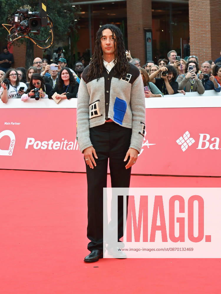 Italian rapper Ghali, attends the Red Carpet for the film A mare at the 2026 Rome Film Fest, held at the Auditorium Parco della Musica. Rome Italy - ZUMAs197 20261020_aaa_s197_277