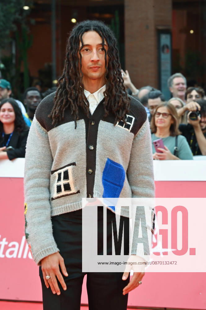 Italian rapper Ghali, attends the Red Carpet for the film A mare at the 2026 Rome Film Fest, held at the Auditorium Parco della Musica. Rome Italy - ZUMAs197 20261020_aaa_s197_278