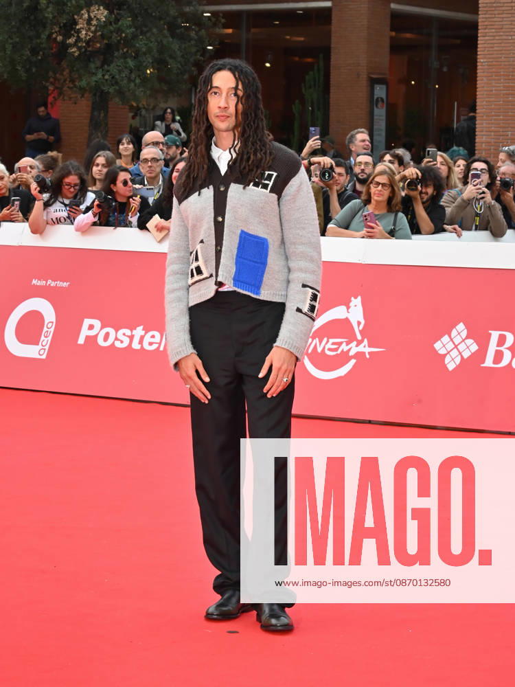 Italian rapper Ghali, attends the Red Carpet for the film A mare at the 2026 Rome Film Fest, held at the Auditorium Parco della Musica. Rome Italy - ZUMAs197 20261020_aaa_s197_279