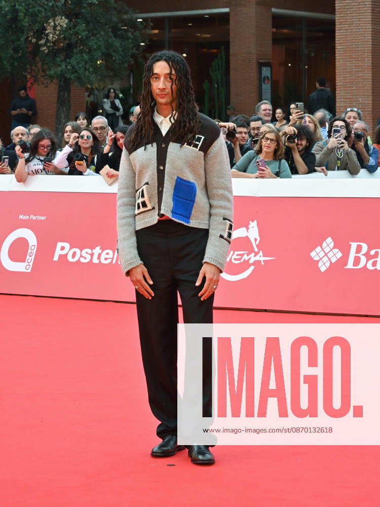 Italian rapper Ghali, attends the Red Carpet for the film A mare at the 2026 Rome Film Fest, held at the Auditorium Parco della Musica. Rome Italy - ZUMAs197 20261020_aaa_s197_282