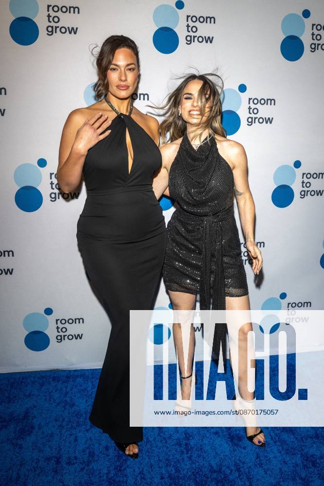 (L-R) Ashley Graham and JoJo attend.the Room to Grow Gala at Ziegfeld Ballroom on October 20, 2026 in New York City. New York United States - ZUMAs197 20261020_aaa_s197_611