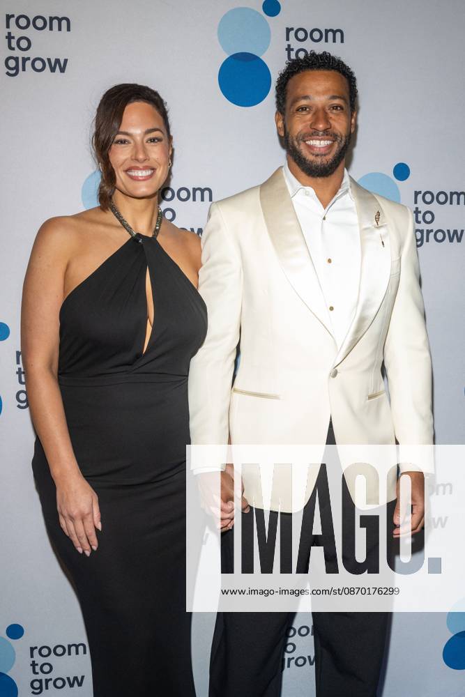 (L-R) Ashley Graham and Justin Ervin attend.the Room to Grow Gala at Ziegfeld Ballroom on October 20, 2026 in New York City. New York United States - ZUMAs197 20261020_aaa_s197_644