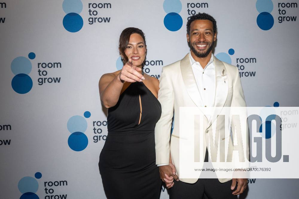(L-R) Ashley Graham and Justin Ervin attend.the Room to Grow Gala at Ziegfeld Ballroom on October 20, 2026 in New York City. New York United States - ZUMAs197 20261020_aaa_s197_652