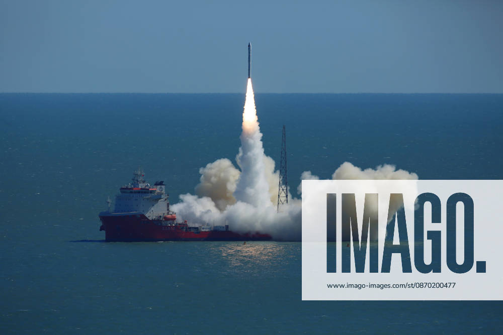 The CERES-1 Y8 carrier rocket carrying a new satellite blasts off from the waters on October 21, 2026 near the city of Rizhao, Shandong Province of China. China launched a rocket from the ocean waters near the city of Rizhao in east China s Shandong Province on October 21, placing a new satellite into planned orbit. The CERES-1 Y8 carrier rocket blasted off at 11:39 a.m. (Beijing Time). The Taiyuan Satellite Launch Center carried out this offshore launch.