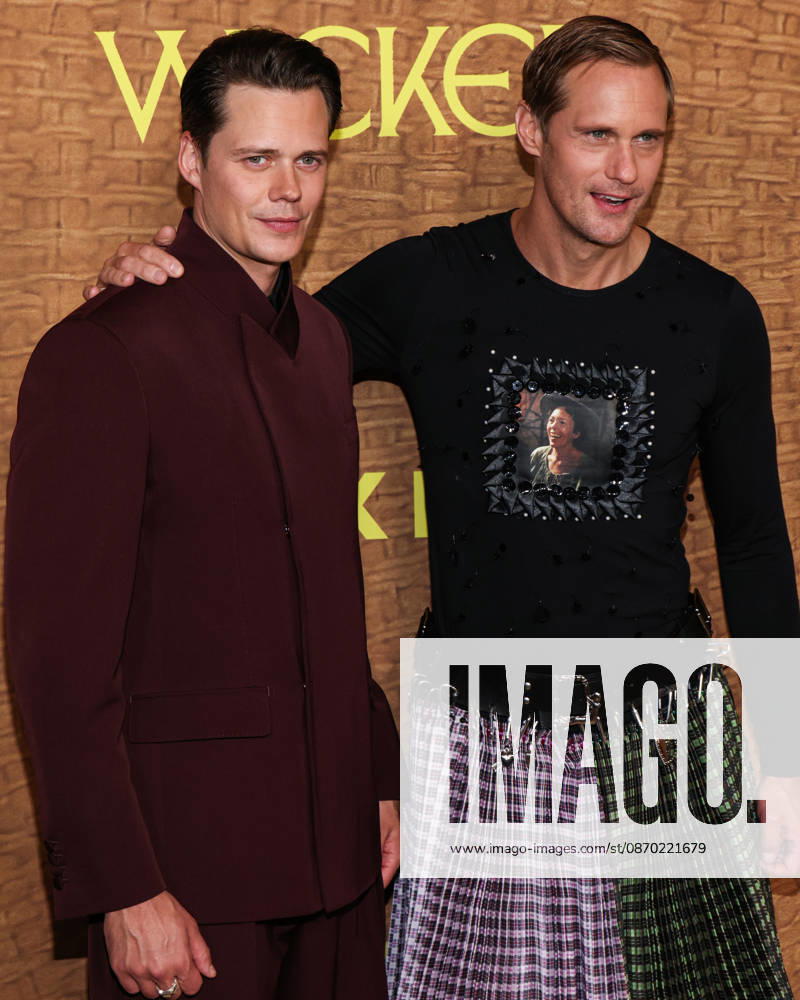 Los Angeles Premiere Of Black Bear s Wicker LOS ANGELES, CALIFORNIA, USA - OCTOBER 20: Bill Skarsgard and brother Alexander Skarsgard wearing Chopova Lowena, styled by Harry Lambert arrive at the Los Angeles Premiere Of Black Bear s Wicker held at the DGA Theater Complex at The Directors Guild of America on October 20, 2026 in Los Angeles, California, United States. Los Angeles DGA Theater Complex at The Directors Guild of America California United States