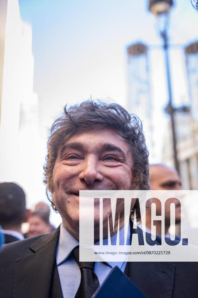 During his visit to Madrid, Argentine President Javier Milei lashes out at a journalist, saying: I cannot respect your brain. Madrid SPAIN - ZUMAl221 20261021_zip_l221_023