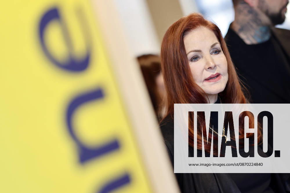 Schauspielerin Priscilla Presley, Witwe des verstorbenen Kult-Sängers Elvis Presley, bei einer Pressekonferenz zu dem Event An Evening with Priscilla Presley der MALIN MEDIA GROUP in Baesweiler. Baesweiler, 20.10.2026 NRW Deutschland