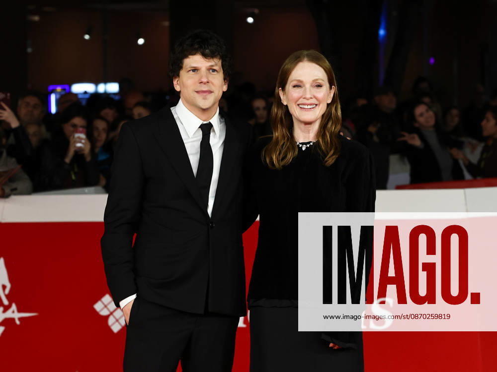 IPA89995826 - Rome, 2026 Film Festival Night 9 Red carpet for the film *THE DEBUT*. Pictured: Jesse Eisenberg, Julianne Moore