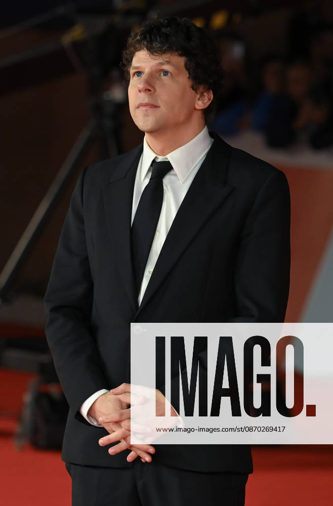 Italy: Romacinemafest 2026 Jesse Eisenberg on the Red carpet movie The Debut during Roma cinema fest 2026. Rome (Italy), October 21st, 2026, Imago-Images Emmefoto