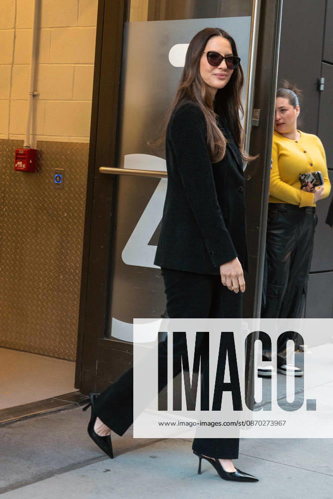 Olivia Munn seen at ABC Studios NEW YORK, NY - OCTOBER 21: Olivia Munn seen at ABC Studios on October 21, 2026 in New York City. Credit: Camara Porter AdMedia