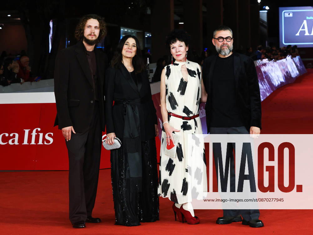 IPA90001046 - Rome, 2026 Film Festival Evening 9 Red carpet event for the film Uļa (Ulya) Pictured: KÄrlis Arnolds Avots, Stefania Rifiordi, Ieva JurjÄne, and Viesturs KairiÅ¡s in attendance