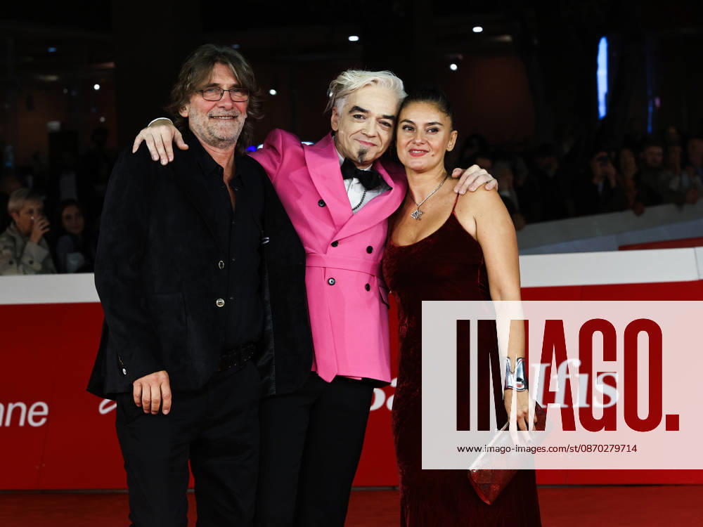 IPA90002161 - Rome, 2026 Film Festival Evening 9 Red carpet for the film Non Importa Dove Pictured: Francesco Fei, Morgan, Consuelo Moschella