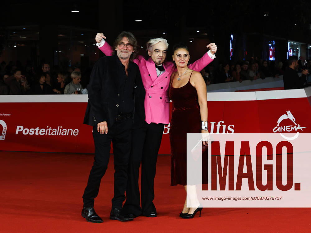 IPA90002168 - Rome, 2026 Film Festival Evening 9 Red carpet for the film Non Importa Dove Pictured: Francesco Fei, Morgan, Consuelo Moschella