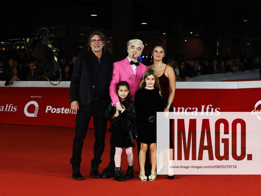 IPA90002172 - Rome, 2026 Film Festival Evening 9 Red carpet for the film Non Importa Dove Pictured: Francesco Fei, Morgan, Consuelo Moschella, Alessandra Cataldo