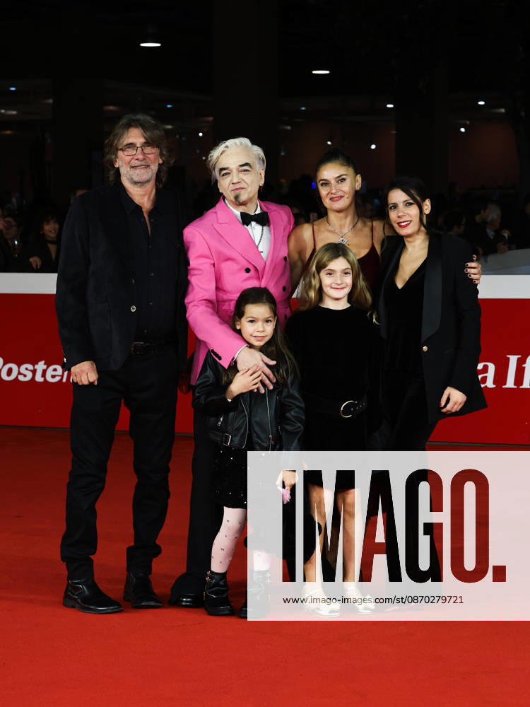 IPA90002180 - Rome, 2026 Film Festival Night 9 Red carpet for the film Non Importa Dove Pictured: Francesco Fei, Morgan, Consuelo Moschella, and Alessandra Cataldo