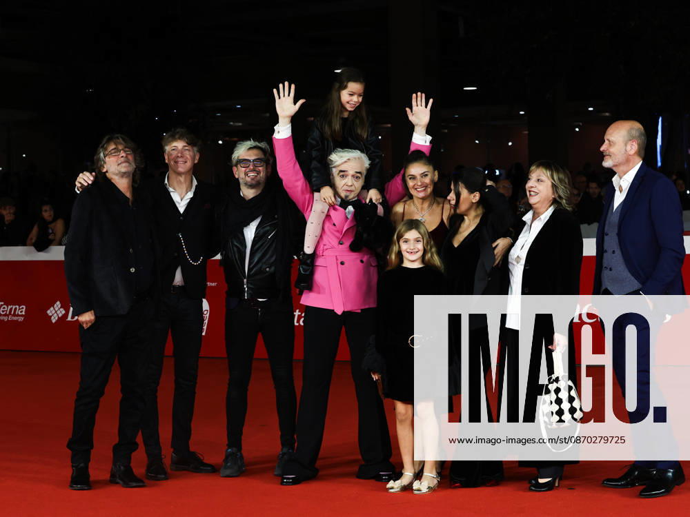 IPA90002186 - Rome, 2026 Film Festival Evening 9 Red carpet for the film Non Importa Dove Pictured: Francesco Fei, Morgan, Consuelo Moschella, Alessandra Cataldo