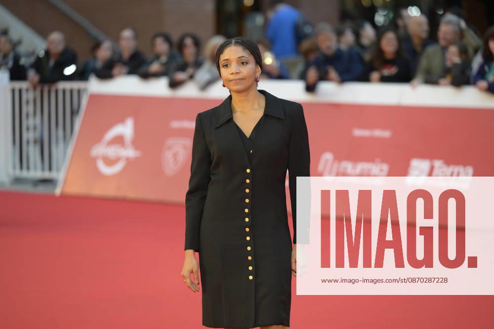 Olive Nwosu attends the red carpet of the film Lady at the 2026 Rome Film Fest, held at the Auditorium Parco della Musica. Rome Italy - ZUMAs197 20261021_aaa_s197_341