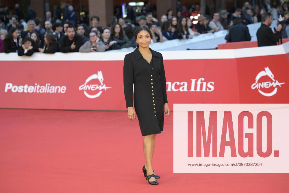 Olive Nwosu attends the red carpet of the film Lady at the 2026 Rome Film Fest, held at the Auditorium Parco della Musica. Rome Italy - ZUMAs197 20261021_aaa_s197_350