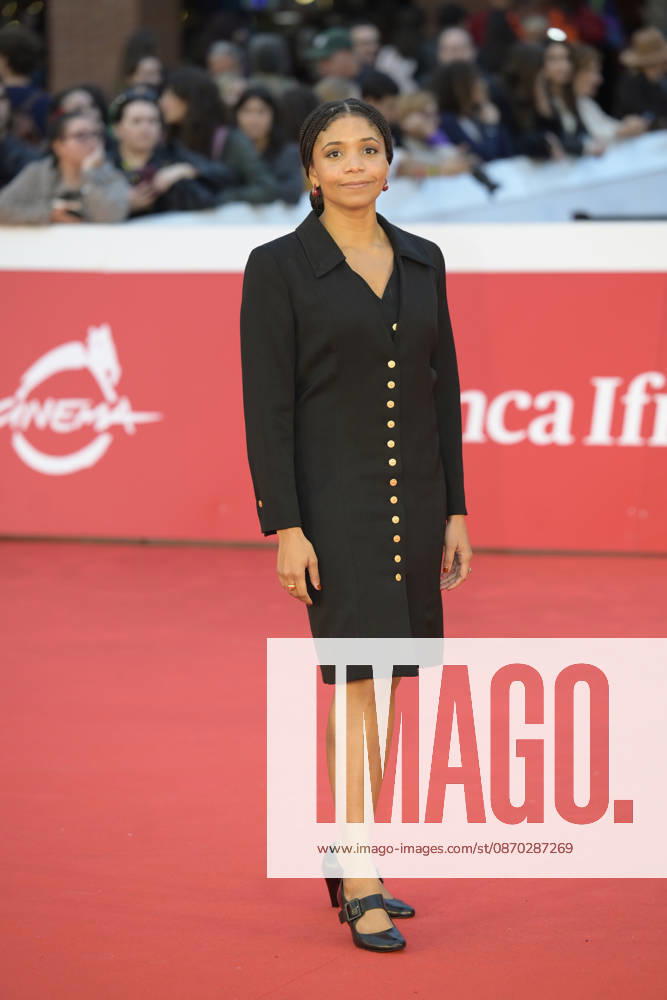 Olive Nwosu attends the red carpet of the film Lady at the 2026 Rome Film Fest, held at the Auditorium Parco della Musica. Rome Italy - ZUMAs197 20261021_aaa_s197_356