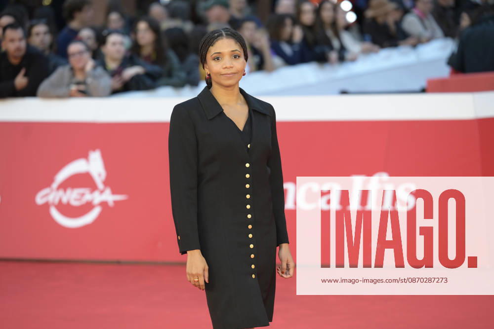 Olive Nwosu attends the red carpet of the film Lady at the 2026 Rome Film Fest, held at the Auditorium Parco della Musica. Rome Italy - ZUMAs197 20261021_aaa_s197_357