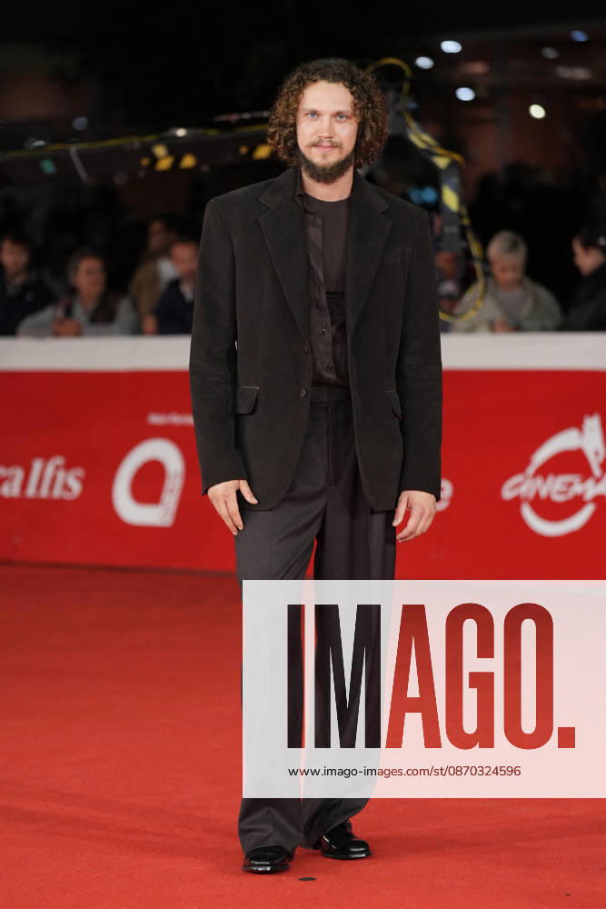 21st Rome Film Fest - Ula Screening Latvian actor Karlis Arnolds Avots attends the red carpet premiere of the film Ula (Ulya) during the 21st Rome Film Fest in Rome, Italy on October 21, 2026. Photo by Andrea Bracaglia ABACAPRESS.COM Rome Italy Italy